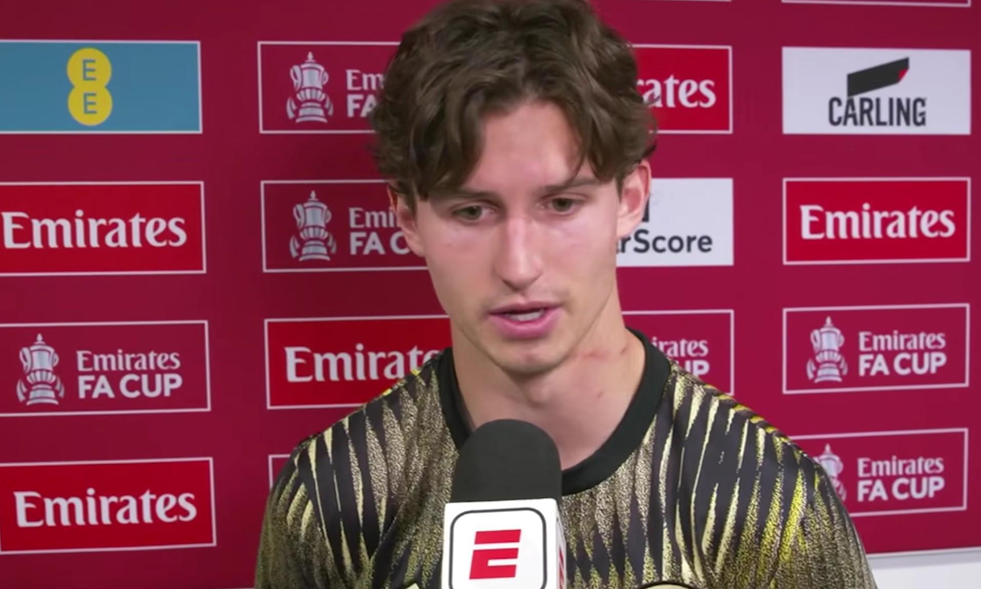 世界杯app下载-阿伦森：我的单刀球处理得已经很好了，但对面门将确实太强了